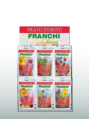 Espositore per buste sementi per tappeti fioriti