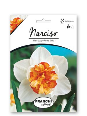 FLOWER DRIFT - BIANCO/ARANCIO