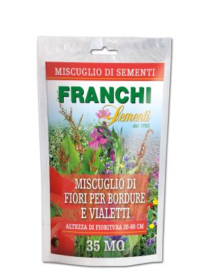 Miscuglio di sementi di fiori per bordure e vialetti