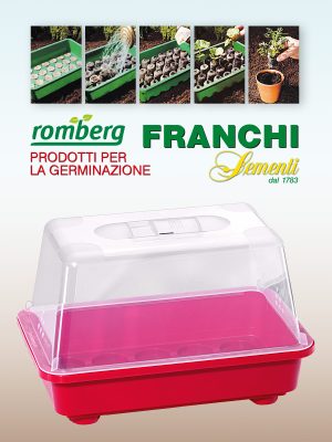 Mini serra per la germinazione e produzione di piantine da orto.